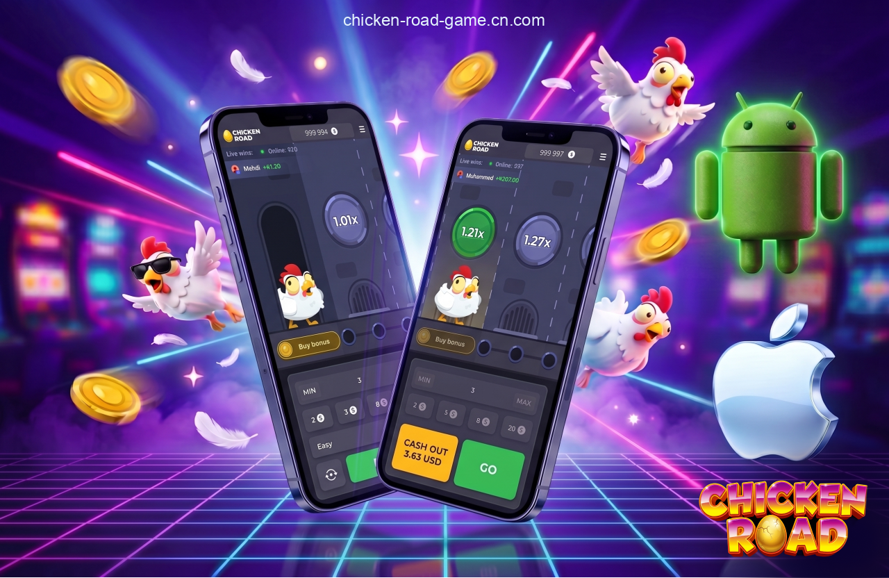 L'application Chicken Road est disponible sur Android et iOS, couvrant ainsi la majorité des utilisateurs de mobiles